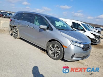 Czwarte zdjęcie samochodu z boku: 2023 HONDA ODYSSEY TOURING VIN:5FNRL6H87PB074569 - miniatura
