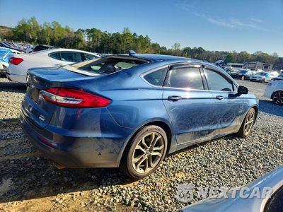 Trzecie zdjęcie samochodu z tyłu: 2019 FORD FUSION SEL VIN:3FA6P0CD4KR159942 - miniatura