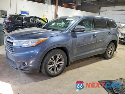 2015 TOYOTA HIGHLANDER XLE 5TDJKRFH0FS150812 - główne zdjęcie licytacji z USA - miniatura