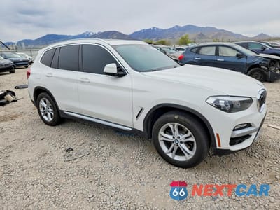 Czwarte zdjęcie samochodu z boku: 2019 BMW X3 XDRIVE30I VIN:5UXTR9C59KLD93577 - miniatura