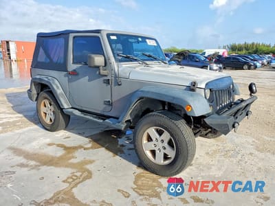 Czwarte zdjęcie samochodu z boku: 2007 JEEP WRANGLER X VIN:1J4FA24197L153582 - miniatura