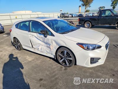 Czwarte zdjęcie samochodu z boku: 2019 SUBARU IMPREZA SPORT VIN:4S3GTAM67K3747283 - miniatura