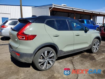 Trzecie zdjęcie samochodu z tyłu: 2021 VOLVO XC40 RECHARGE VIN:YV4ED3UR8M2590377 - miniatura