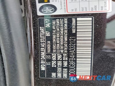 Zdjęcie 12 z 12 samochodu: 2017 MERCEDES-BENZ S 550 4MATIC VIN:WDDUG8FB4HA332121 - miniatura