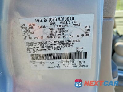 Zdjęcie 13 z 13 samochodu: 2008 FORD ESCAPE HEV VIN:1FMCU49H08KE68923 - miniatura