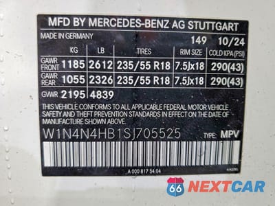Zdjęcie 13 z 14 samochodu: 2025 MERCEDES-BENZ GLA 250 4MATIC VIN:W1N4N4HB1SJ705525 - miniatura