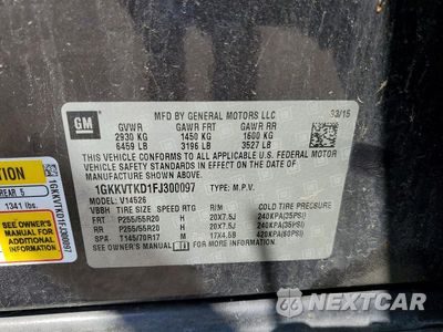 Zdjęcie 13 z 13 samochodu: 2015 GMC ACADIA DENALI VIN:1GKKVTKD1FJ300097 - miniatura