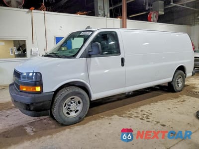2023 CHEVROLET EXPRESS 3500 EXT CARGO VAN 1GCZGHFP1P1101574 - główne zdjęcie licytacji z USA - miniatura