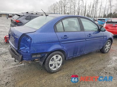 Trzecie zdjęcie samochodu z tyłu: 2009 HYUNDAI ACCENT GLS VIN:KMHCN46CX9U339311 - miniatura