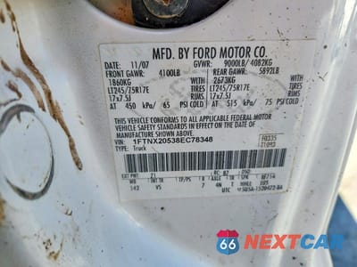 Zdjęcie 12 z 12 samochodu: 2008 FORD F250 SUPER DUTY VIN:1FTNX20538EC78348 - miniatura