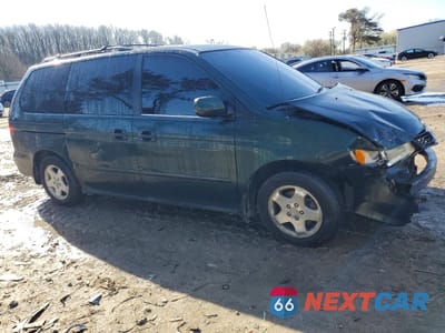 Czwarte zdjęcie samochodu z boku: 2000 HONDA ODYSSEY EX VIN:2HKRL1869YH597192 - miniatura