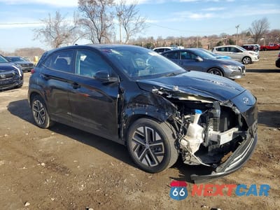 Czwarte zdjęcie samochodu z boku: 2023 HYUNDAI KONA ELECTRIC SEL VIN:KM8K33AGXPU173889 - miniatura