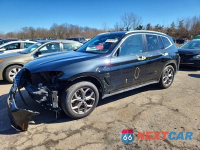 2022 BMW X3 XDRIVE30I WBX57DP02NN180805 - główne zdjęcie licytacji z USA - miniatura