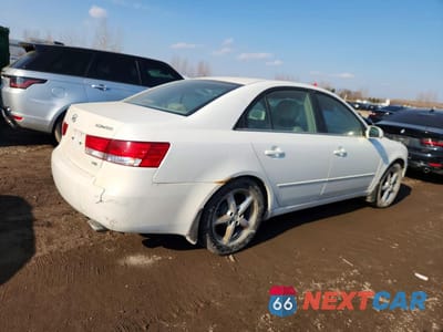Trzecie zdjęcie samochodu z tyłu: 2006 HYUNDAI SONATA GL VIN:5NPET46F26H073995 - miniatura