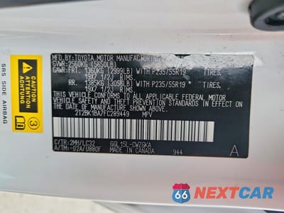 Zdjęcie 13 z 13 samochodu: 2015 LEXUS RX 350 CRAFTED LINE VIN:2T2BK1BA7FC289449 - miniatura