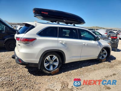 Trzecie zdjęcie samochodu z tyłu: 2015 TOYOTA HIGHLANDER HYBRID LIMITED VIN:5TDDCRFH9FS012406 - miniatura