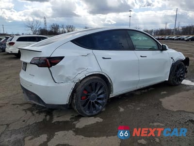 Trzecie zdjęcie samochodu z tyłu: 2023 TESLA MODEL Y VIN:7SAYGDEF4PF830224 - miniatura