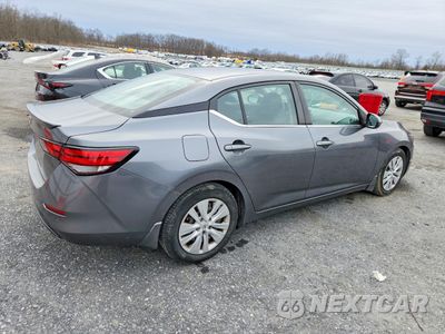 Trzecie zdjęcie samochodu z tyłu: 2020 NISSAN SENTRA S VIN:3N1AB8BV5LY255553 - miniatura