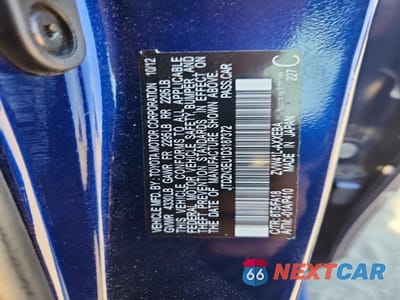 Zdjęcie 12 z 12 samochodu: 2013 TOYOTA PRIUS V THREE VIN:JTDZN3EU1D3187372 - miniatura