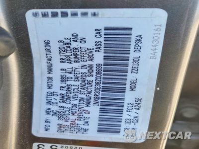 Zdjęcie 12 z 12 samochodu: 2008 TOYOTA COROLLA S VIN:1NXBR30E38Z008699 - miniatura