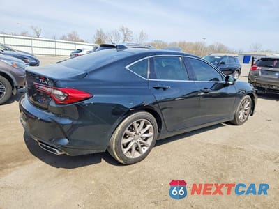 Trzecie zdjęcie samochodu z tyłu: 2021 ACURA TLX VIN:19UUB5F33MA005396 - miniatura