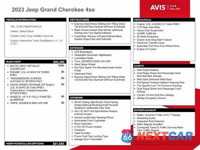 Zdjęcie 13 z 14 samochodu: 2023 JEEP GRAND CHEROKEE LIMITED 4XE VIN:1C4RJYB62PC649229 - miniatura