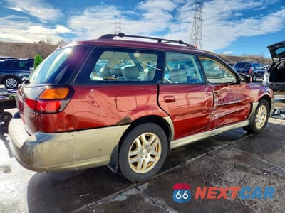 Trzecie zdjęcie samochodu z tyłu: 2003 SUBARU LEGACY OUTBACK LIMITED VIN:4S3BH686637644496 - miniatura