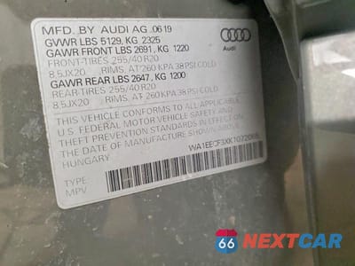 Zdjęcie 14 z 14 samochodu: 2019 AUDI Q3 PREMIUM PLUS S-LINE VIN:WA1EECF3XK1072065 - miniatura