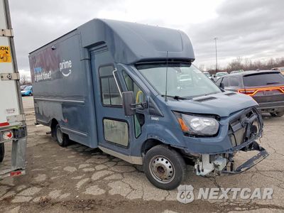 Czwarte zdjęcie samochodu z boku: 2022 FORD TRANSIT DELIVERY TRUCK VIN:1FDDF6P87NKA45720 - miniatura