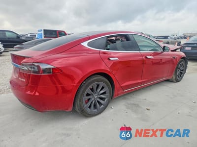 Trzecie zdjęcie samochodu z tyłu: 2020 TESLA MODEL S VIN:5YJSA1E47LF360122 - miniatura