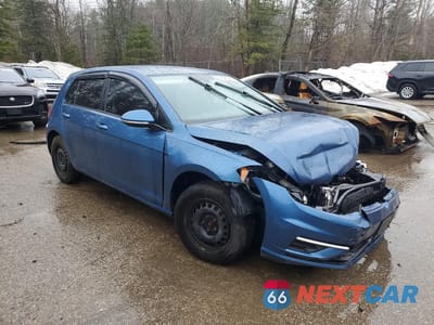 Czwarte zdjęcie samochodu z boku: 2019 VOLKSWAGEN GOLF S VIN:3VWG57AU1KM008096 - miniatura