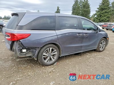 Trzecie zdjęcie samochodu z tyłu: 2023 HONDA ODYSSEY TOURING VIN:5FNRL6H81PB005165 - miniatura