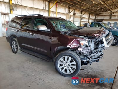 Czwarte zdjęcie samochodu z boku: 2015 TOYOTA SEQUOIA LIMITED VIN:5TDKY5G19FS058739 - miniatura