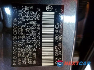 Zdjęcie 12 z 12 samochodu: 2017 TOYOTA PRIUS TWO VIN:JTDKBRFUXH3578828 - miniatura