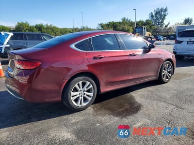 Trzecie zdjęcie samochodu z tyłu: 2015 CHRYSLER 200 LIMITED VIN:1C3CCCAB8FN751255 - miniatura