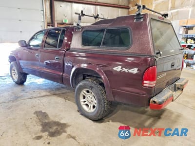 Drugie zdjęcie samochodu z przodu: 2004 DODGE DAKOTA VIN:1D7HG48K74S614619 - miniatura