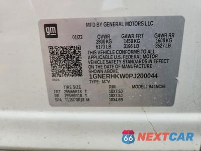 Zdjęcie 13 z 13 samochodu: 2023 CHEVROLET TRAVERSE LT VIN:1GNERHKW0PJ200044 - miniatura