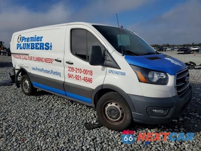 Czwarte zdjęcie samochodu z boku: 2020 FORD TRANSIT 150 DELIVERY VAN VIN:1FTYE1Y83LKA68192 - miniatura
