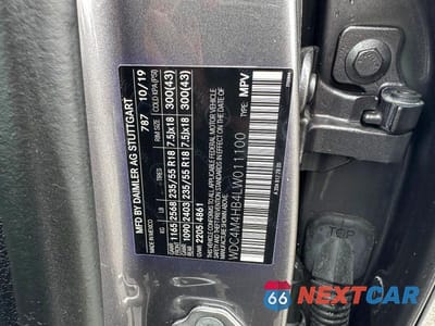 Zdjęcie 10 z 10 samochodu: 2020 MERCEDES-BENZ GLB 250 4MATIC VIN:WDC4M4HB4LW011100 - miniatura