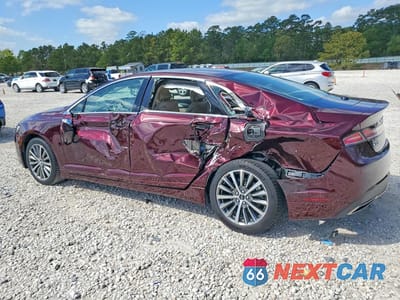 Drugie zdjęcie samochodu z przodu: 2018 LINCOLN MKZ HYBRID PREMIERE VIN:3LN6L5KU8JR620168 - miniatura