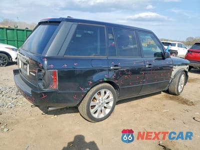 Trzecie zdjęcie samochodu z tyłu: 2007 LAND ROVER RANGE ROVER SUPERCHARGED VIN:SALMF13497A243114 - miniatura