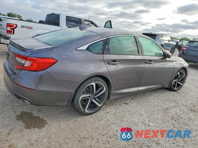 Trzecie zdjęcie samochodu z tyłu: 2019 HONDA ACCORD SPORT VIN:1HGCV1F36KA123208 - miniatura