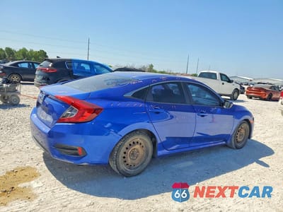 Trzecie zdjęcie samochodu z tyłu: 2018 HONDA CIVIC LX VIN:19XFC2F51JE010612 - miniatura