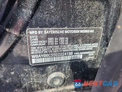 Zdjęcie 12 z 12 samochodu: 2014 BMW 750 VIN:WBAYB6C55ED224188 - miniatura