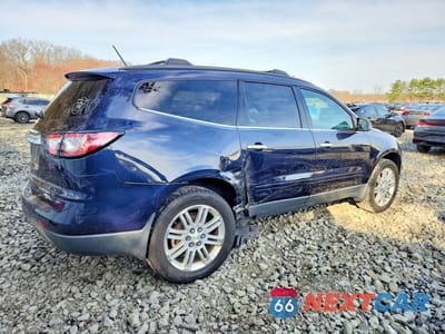 Trzecie zdjęcie samochodu z tyłu: 2015 CHEVROLET TRAVERSE LT VIN:1GNKRGKD8FJ388984 - miniatura