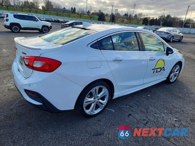 Trzecie zdjęcie samochodu z tyłu: 2017 CHEVROLET CRUZE PREMIER VIN:1G1BF5SM3H7211466 - miniatura