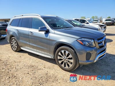 Czwarte zdjęcie samochodu z boku: 2018 MERCEDES-BENZ GLS 450 4MATIC VIN:4JGDF6EE5JB172274 - miniatura