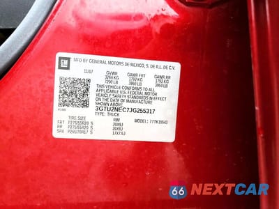 Zdjęcie 12 z 12 samochodu: 2018 GMC SIERRA K1500 SLT VIN:3GTU2NEC7JG255317 - miniatura