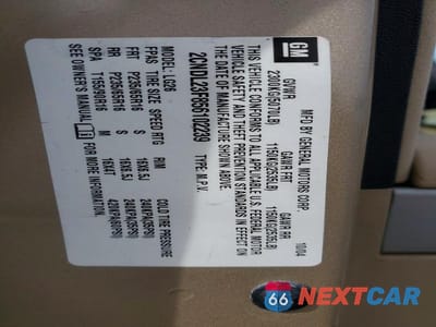 Zdjęcie 14 z 14 samochodu: 2005 CHEVROLET EQUINOX LS VIN:2CNDL23F856102239 - miniatura
