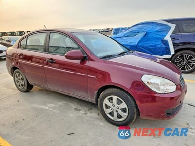 Czwarte zdjęcie samochodu z boku: 2009 HYUNDAI ACCENT GLS VIN:KMHCN46C69U348295 - miniatura